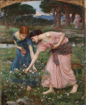 約翰 威廉姆 沃特豪斯 Gather ye rosebuds while ye may 約翰 威廉姆 沃特豪斯 Gather ye rosebuds while ye may